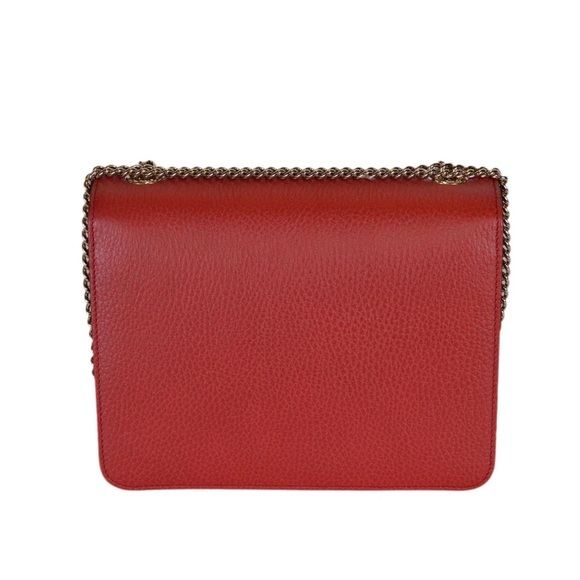 Gucci RARE Interlocking GG Red Leather Crossbody with Dust Bag - Picture 4 of 14
